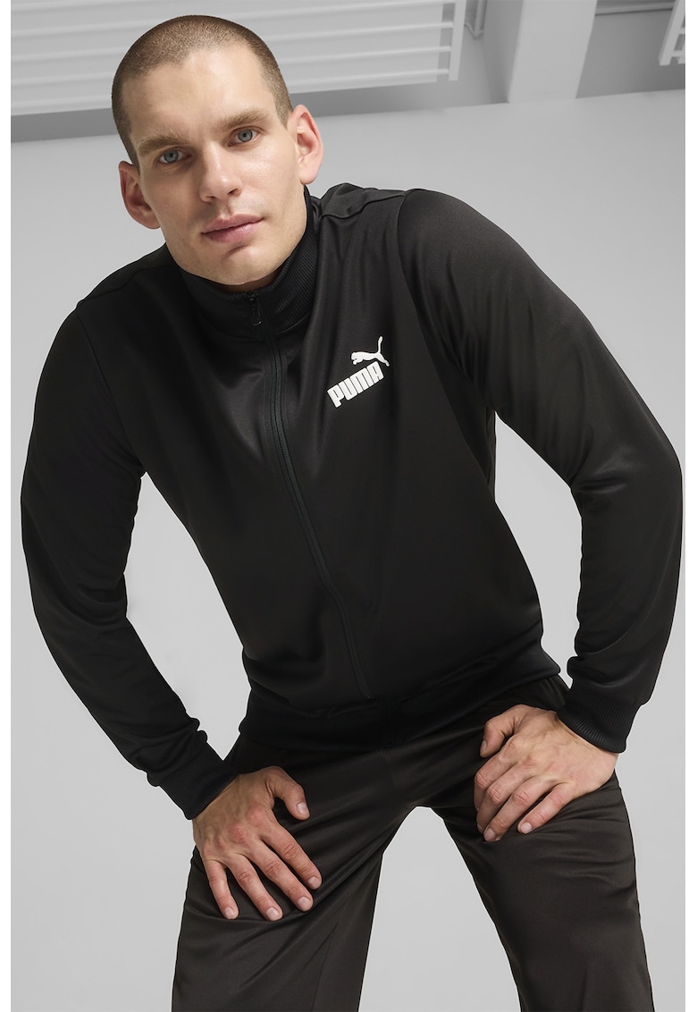 Bluza de trening cu logo si fermoar