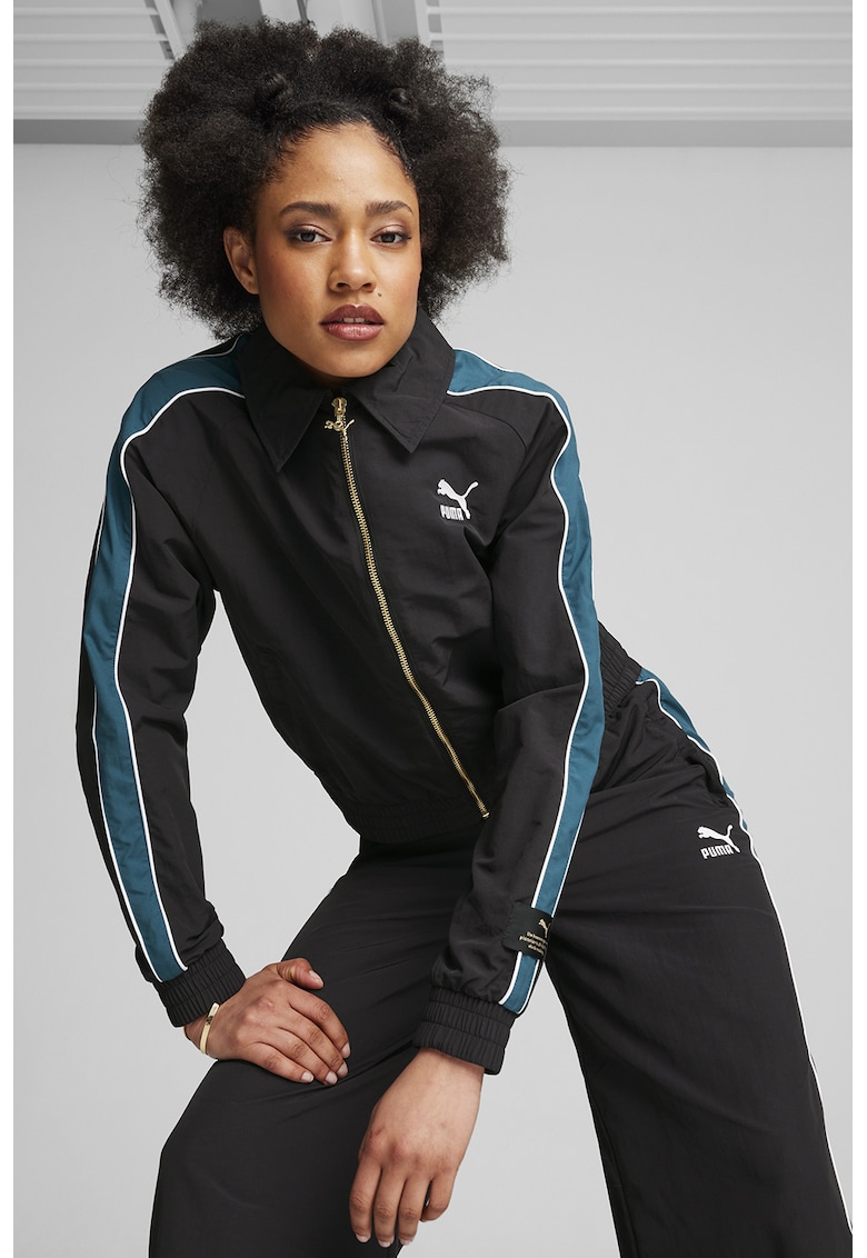 Jacheta cu fermoar si logo Play