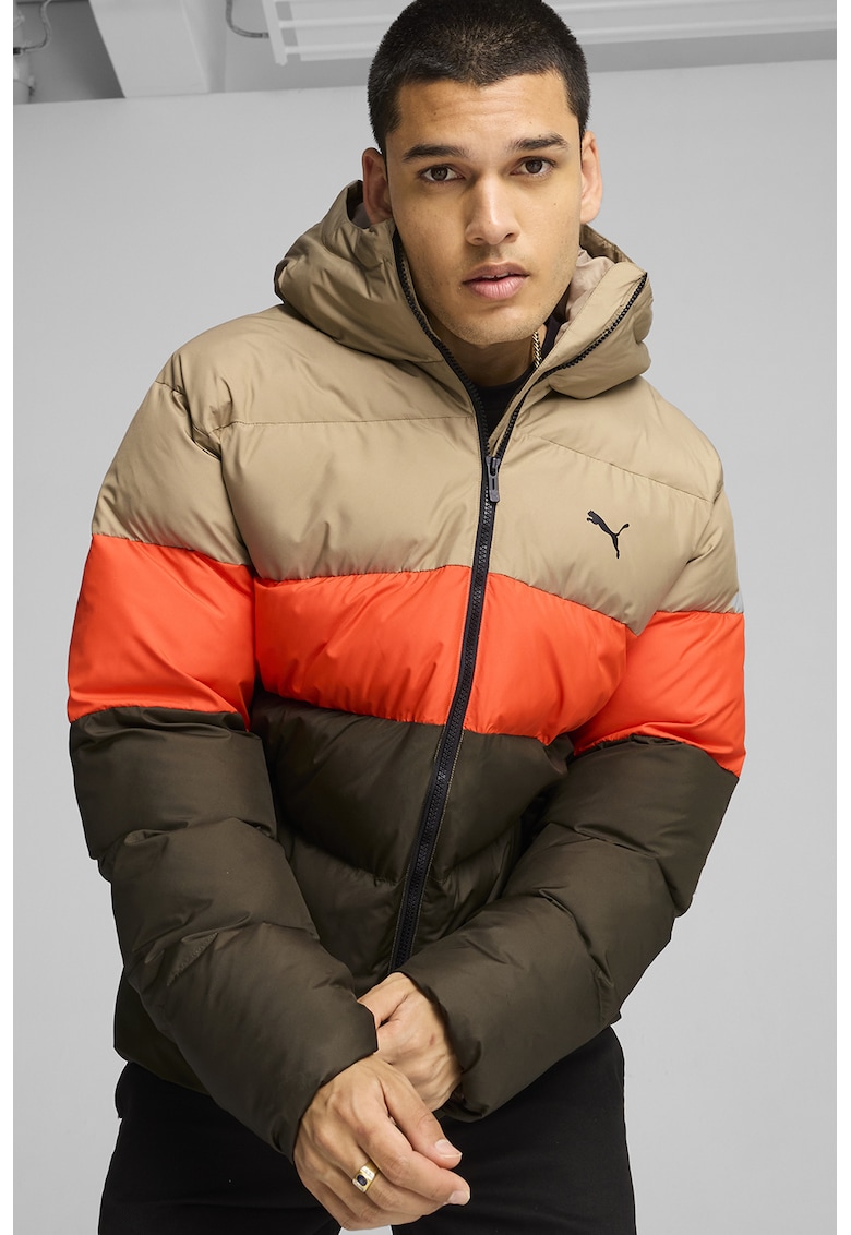 Geaca matlasata cu gluga Geaca matlasata cu gluga