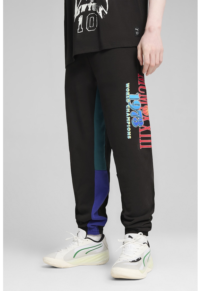 Pantaloni de trening cu logo Bandwagon