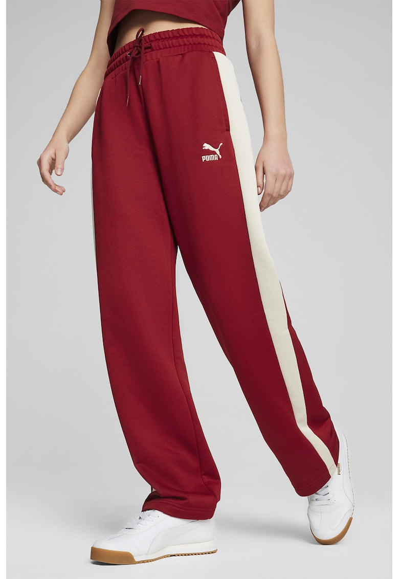 Pantaloni de trening cu snur in talie Iconic T7