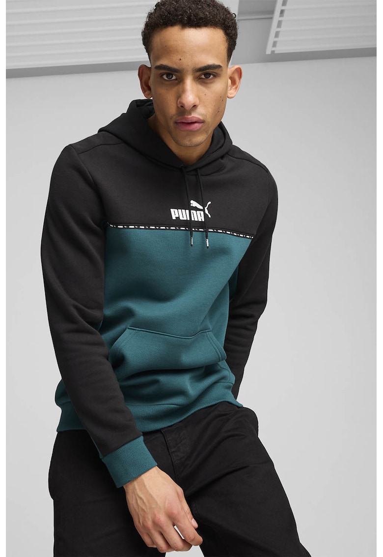 Hanorac cu model colorblock Block x Tape