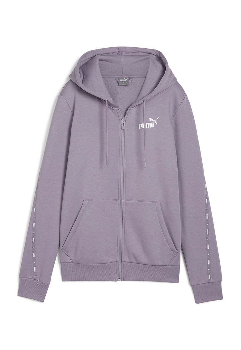 Hanorac cu fermoar si logo Essential Tape