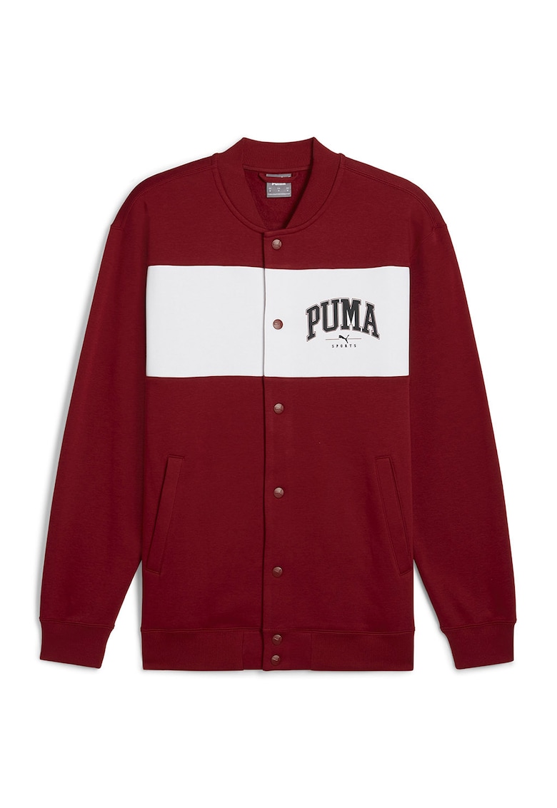 Jacheta cu logo pe piept si buzunare oblice