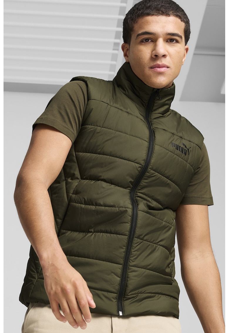 Vesta cu vatelina si buzunare cu fermoar Essentials