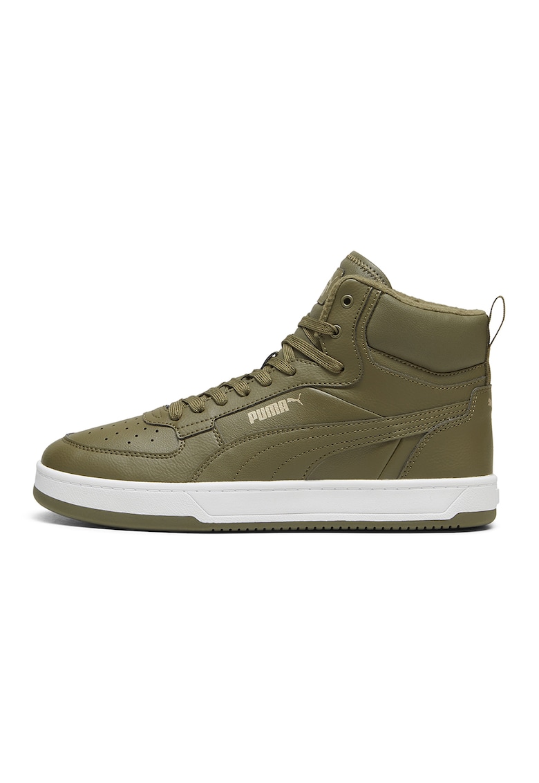 Pantofi sport mid-high de piele ecologica Caven 2.0 - Verde sparanghel