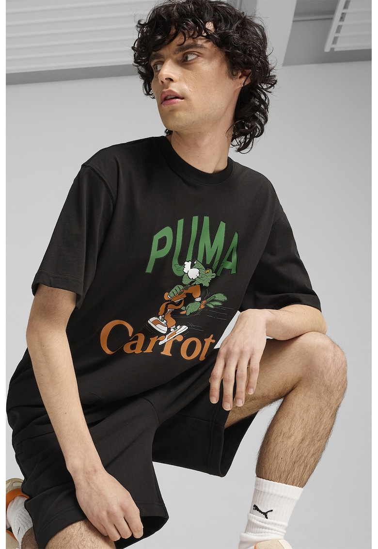 Tricou relaxed fit de bumbac Carrots