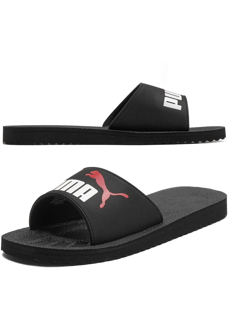 Papuci barbati - Plastic - Negru - Negru
