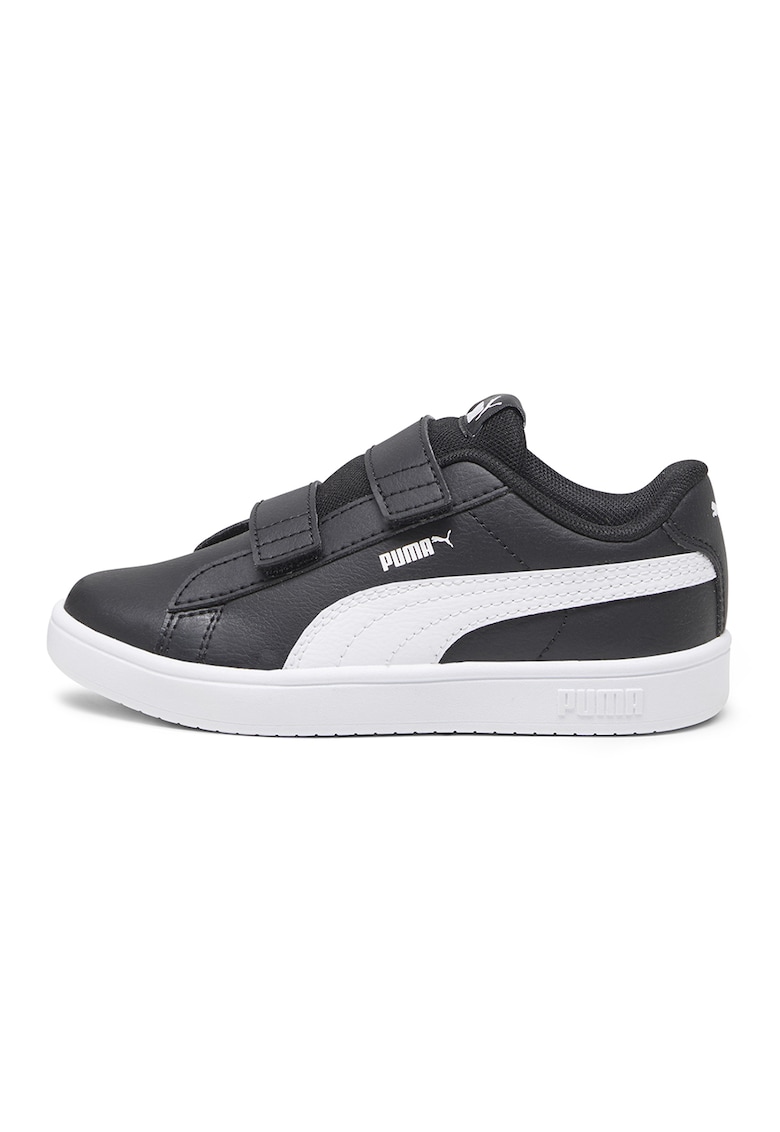Pantofi sport Rickie Classic cu velcro - Alb/Negru