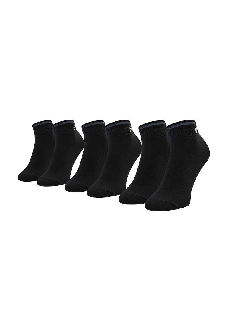Skechers Set de sosete - 3PPK Mesh Ventilation Socks SK43022-9999 - Negru - 3 buc - Negru