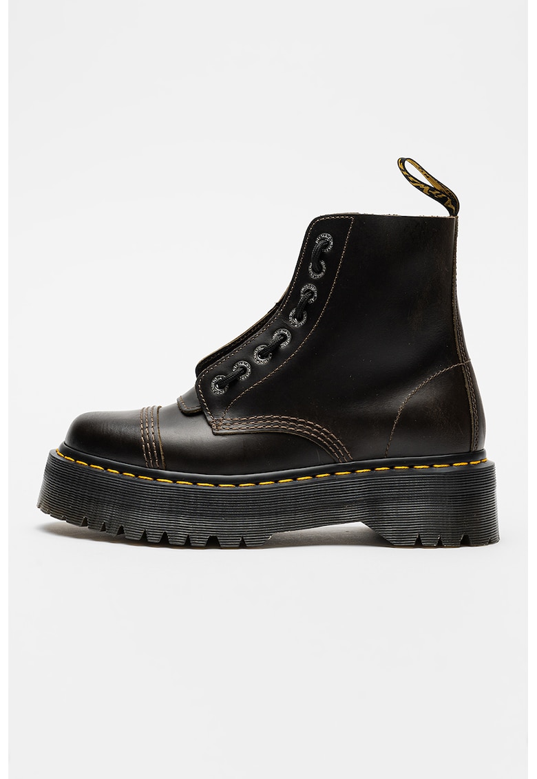 Bocanci unisex din piele Sinclair