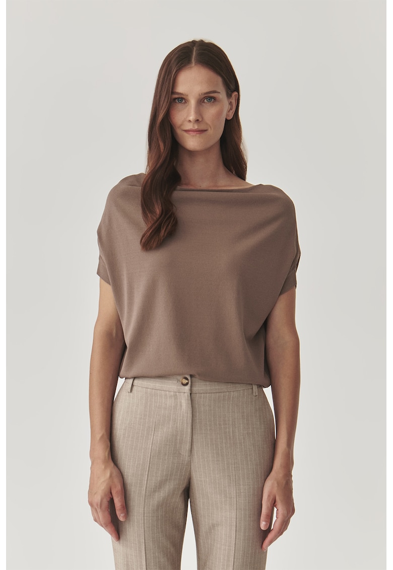 Bluza cu decolteu drapat