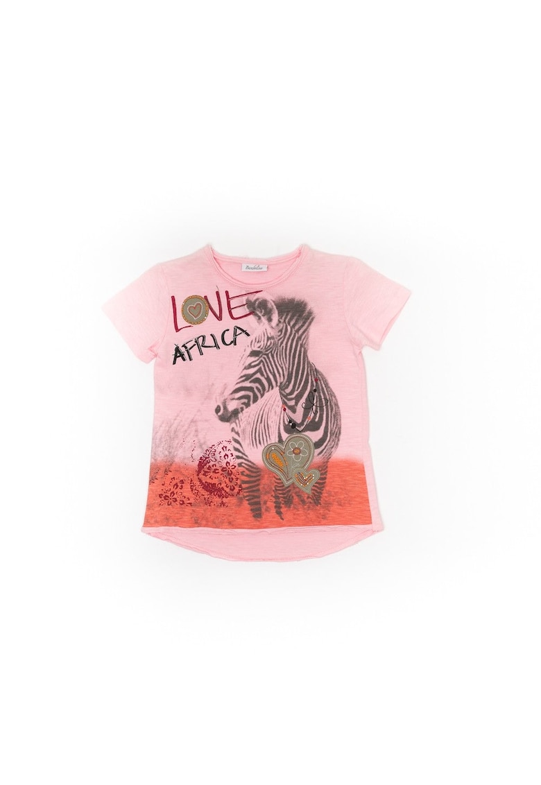 Tricou fetite - Love Africa - 32420 - Roz -