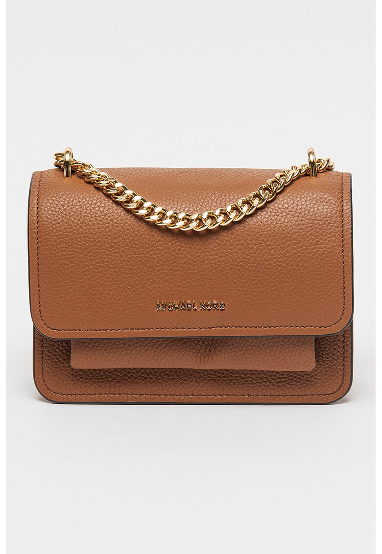 Geanta crossbody din piele cu aspect granulat Claire