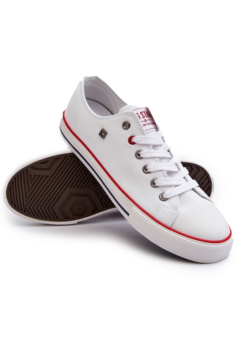 Pantofi barbati - Textil - Alb - Alb