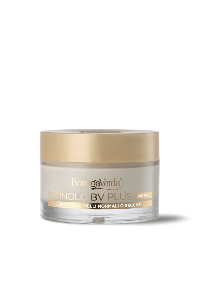 Crema anti-imbatranire de noapte cu Pro-Retinol - colagen vegetal - acid hialuronic si vitaminele E si F - pentru ten normal si uscat - Retinolo Bv Plus - 50 ML -