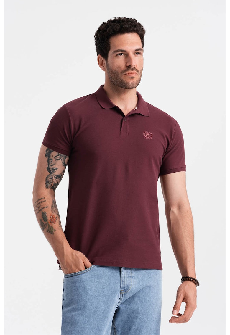 Tricou polo cu model uni