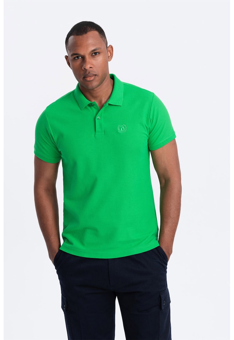 Tricou polo cu model uni