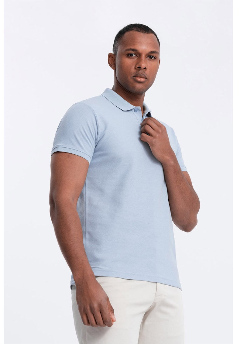 Tricou polo cu model uni