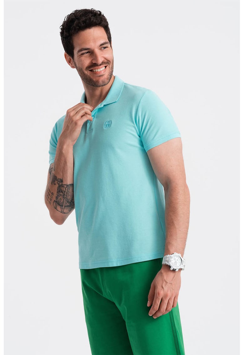 Tricou polo cu model uni