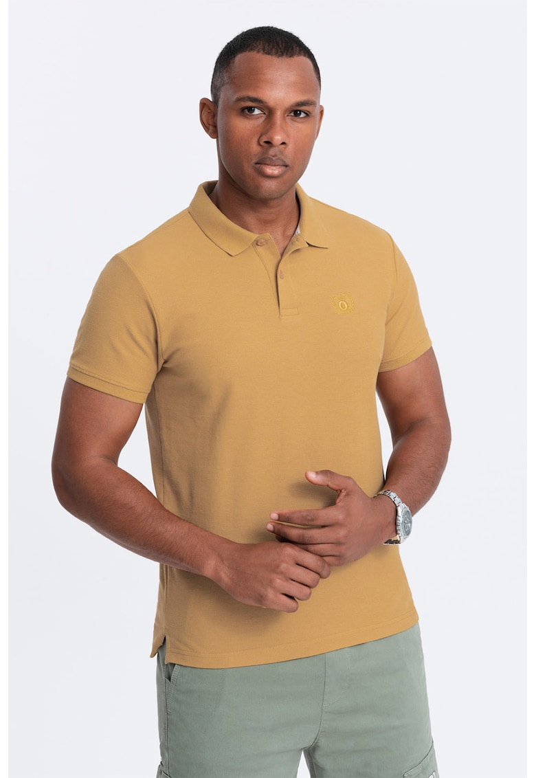 Tricou polo cu model uni