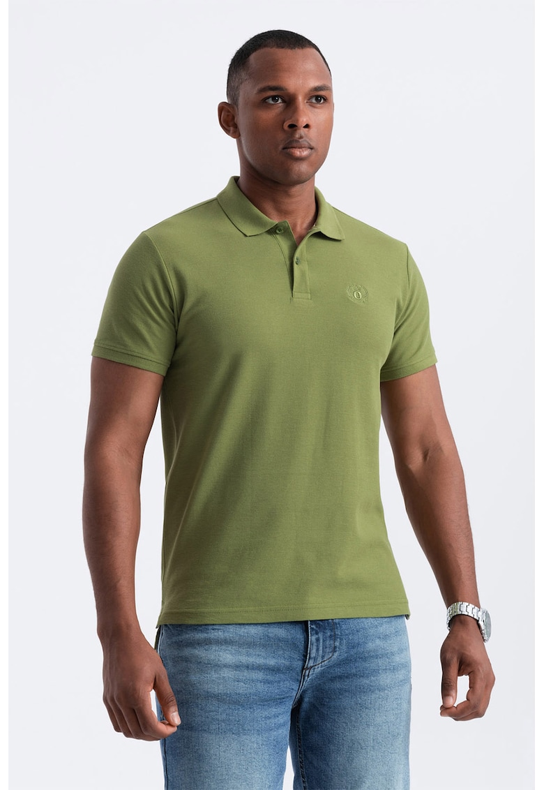 Tricou polo cu model uni