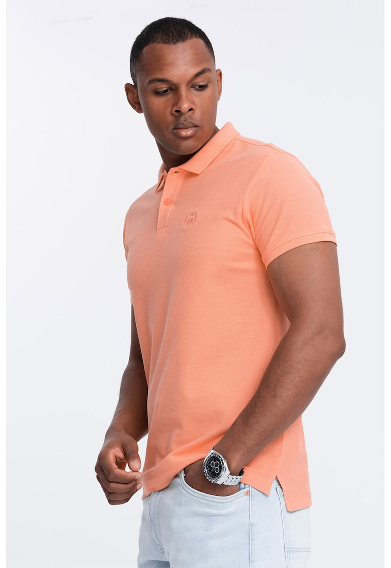 Tricou polo cu model uni