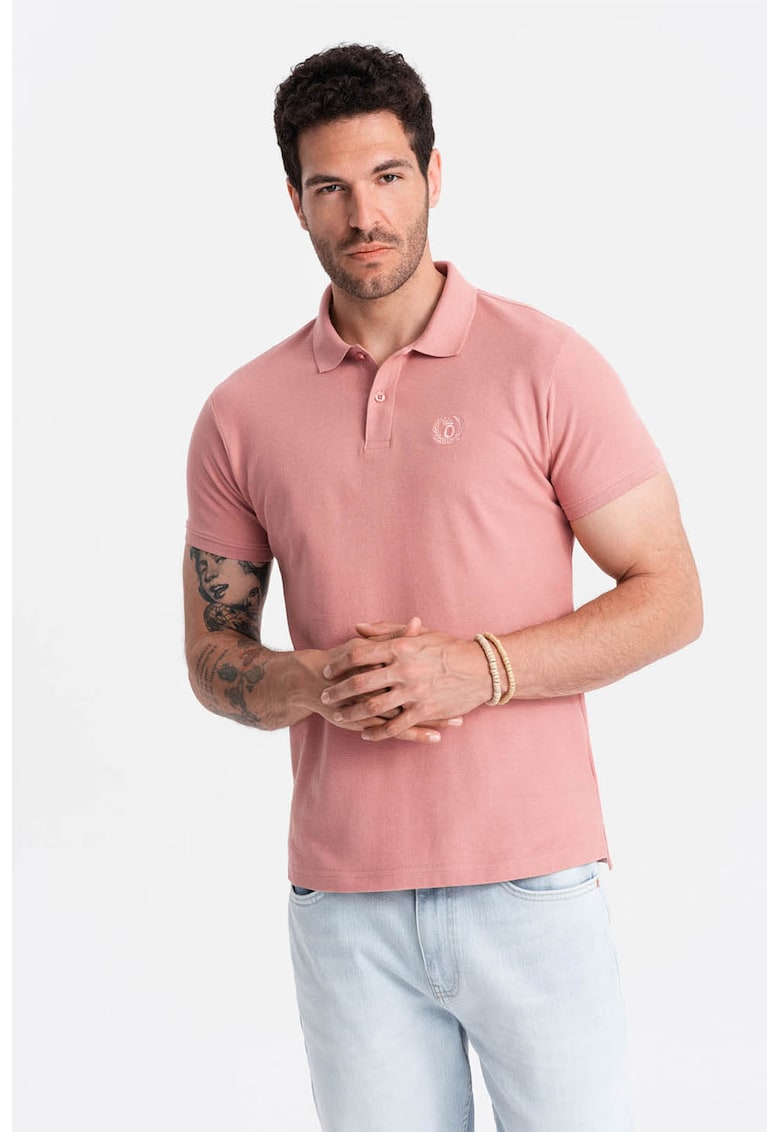 Tricou polo cu model uni