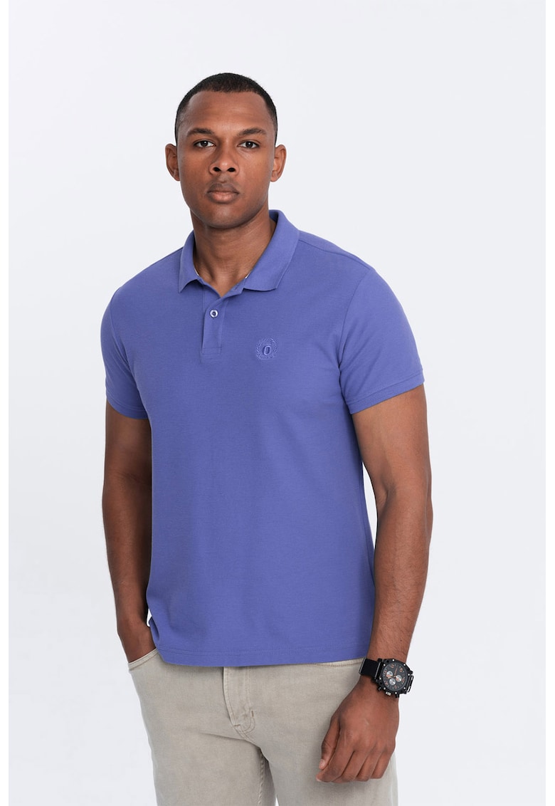 Tricou polo cu model uni