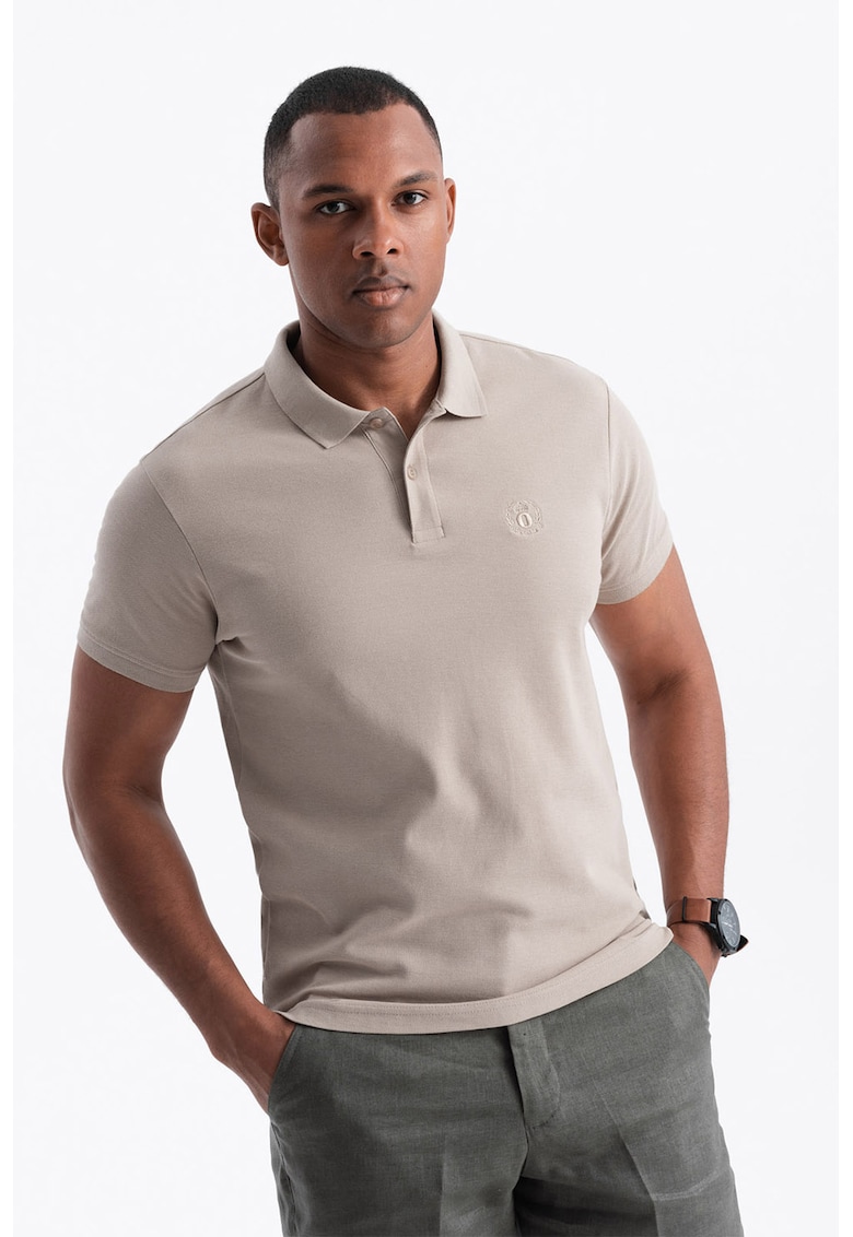 Tricou polo cu model uni