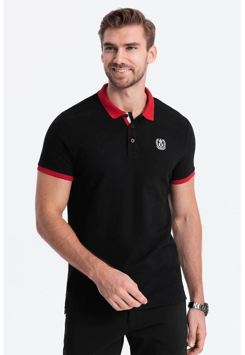 Tricou polo din material pique