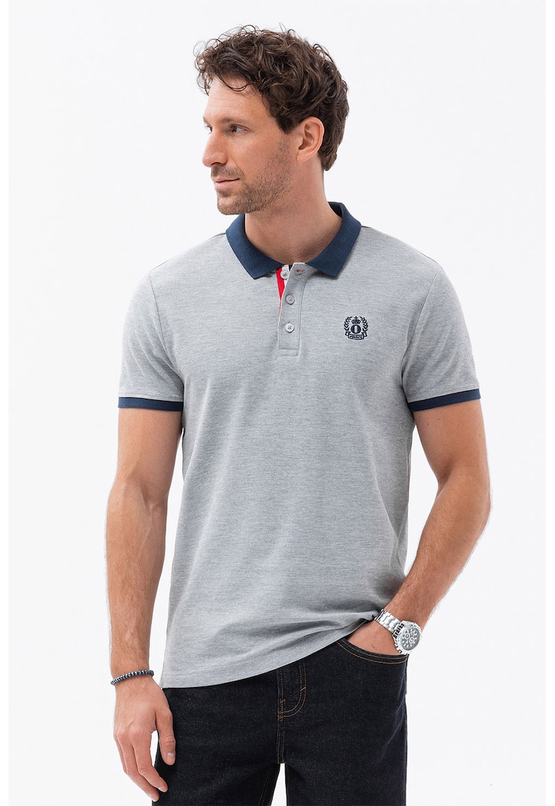 Tricou polo din material pique