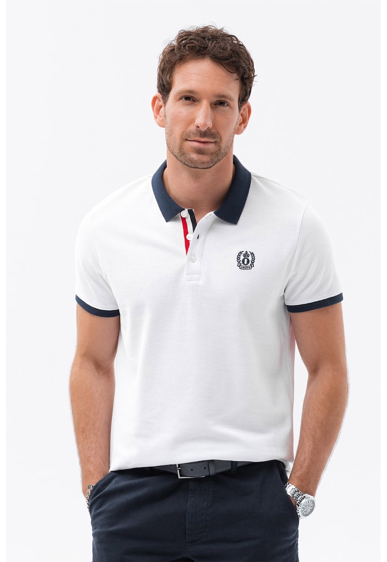 Tricou polo din material pique