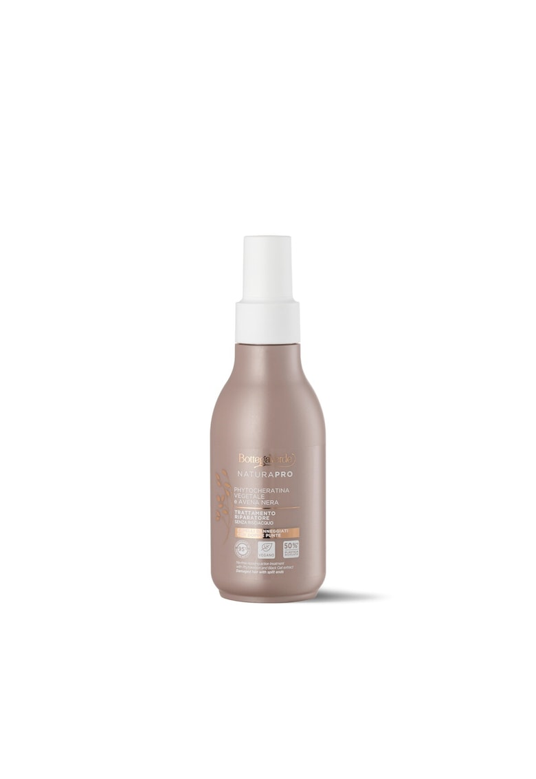 Tratament reparator fara clatire cu keratina vegetala si ovaz negru - Natura Pro - 125 ML -