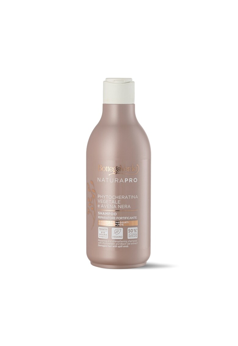 Sampon reparator fortifiant cu keratina vegetala si ovaz negru - Natura Pro - 250 ML -