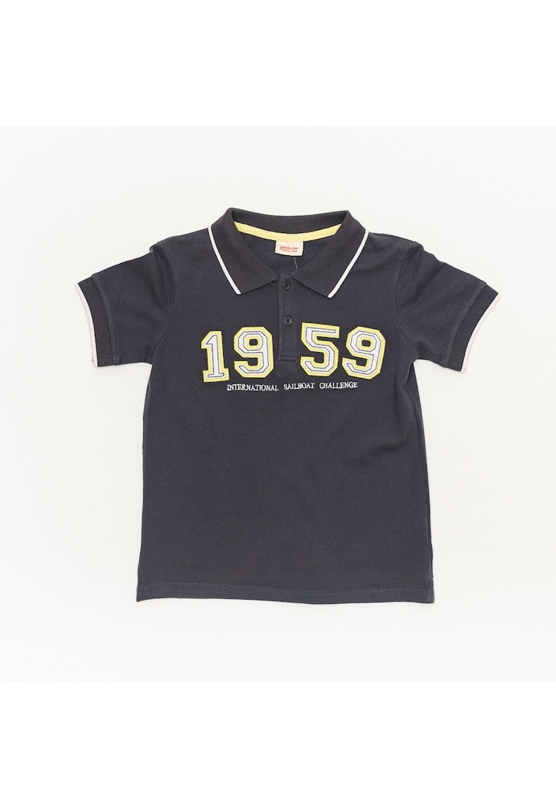 Tricou tip polo copii - din bumbac - 13310