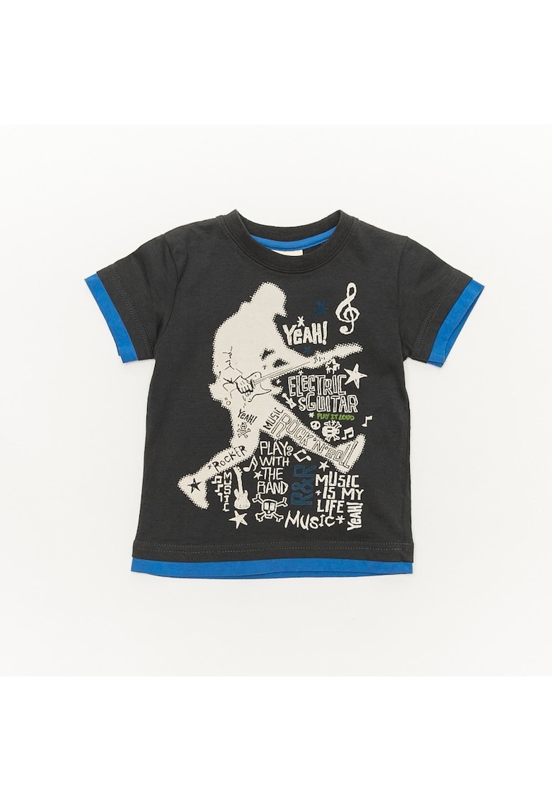 Tricou model rockstar baieti - 32330 - Bleumarin -