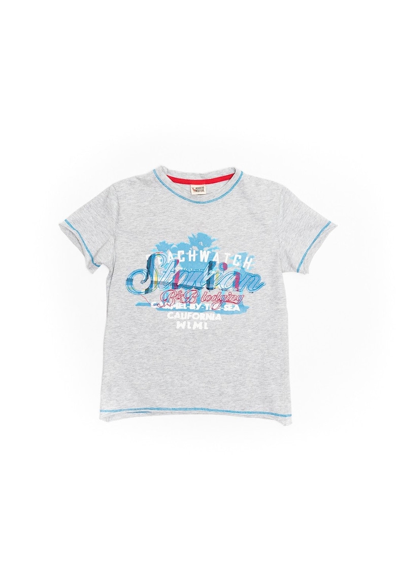 Tricou cu model baieti - din bumbac - 41340
