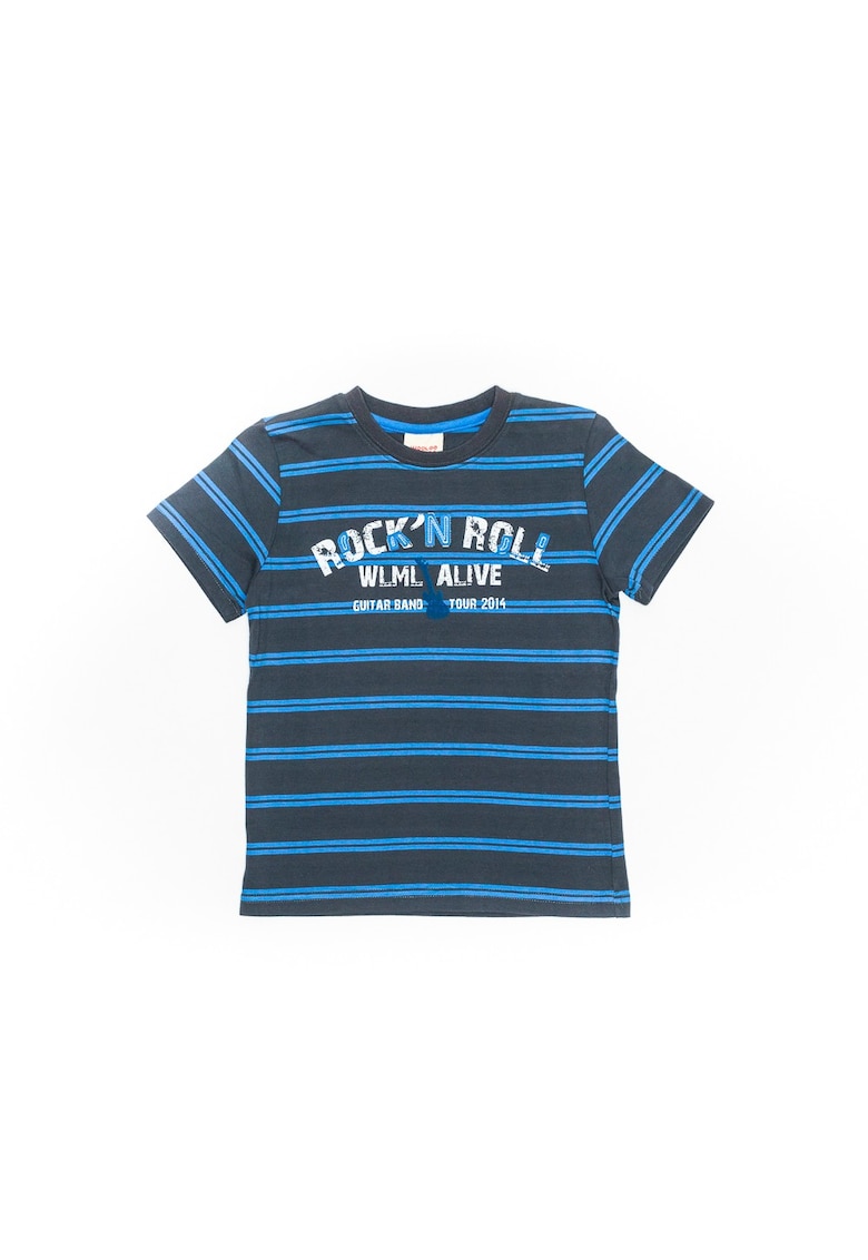 Tricou cu dungi baieti - Rock'n roll - 31330 - Gri -