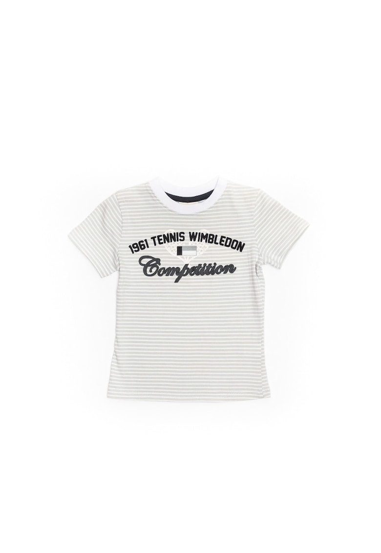 Tricou cu dungi baieti - Competition - 41330 - Crem -