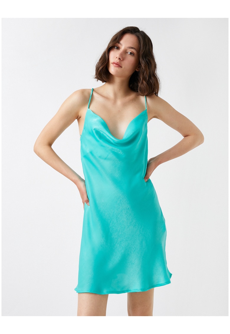 Rochie mini de satin