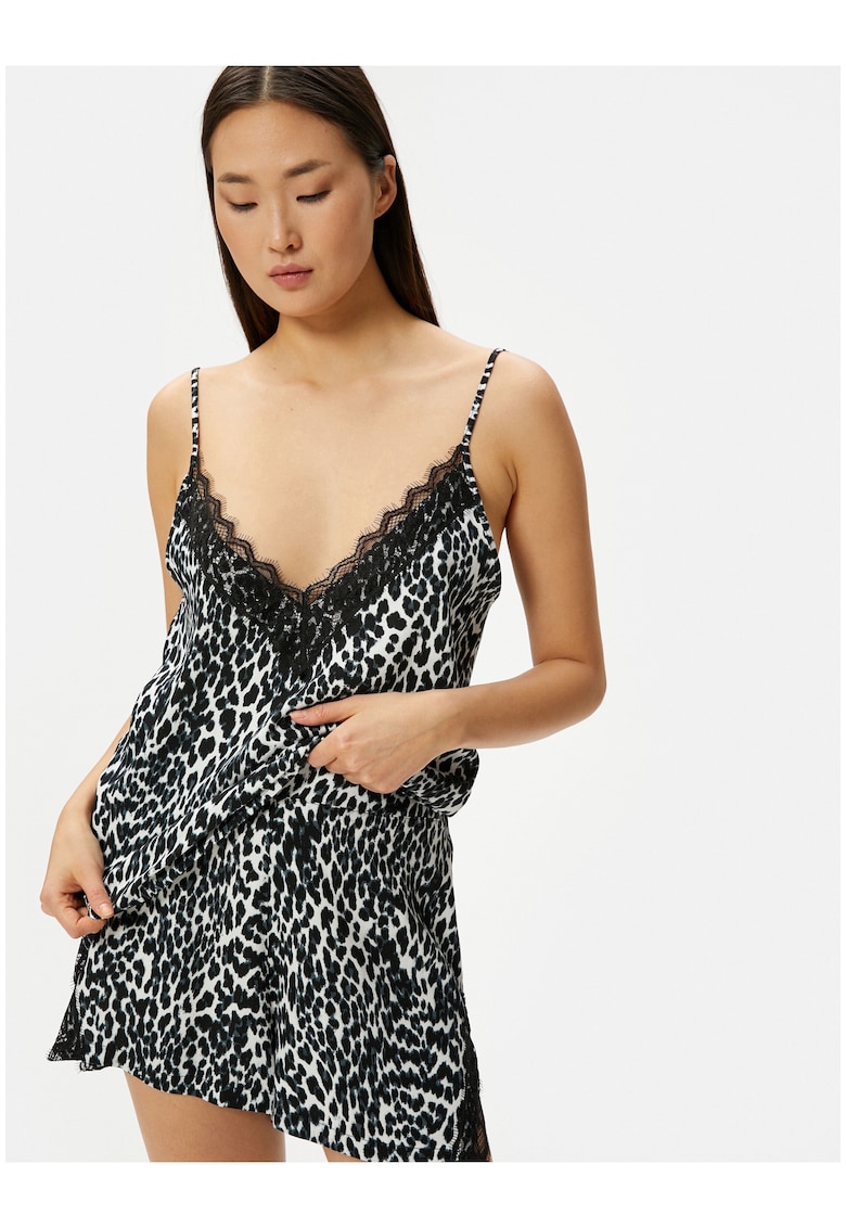 Top de pijama cu animal print