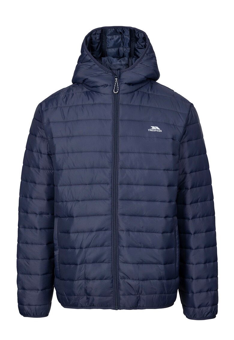 Jacheta cu fermoar si gluga Kelmarsh - Bleumarin