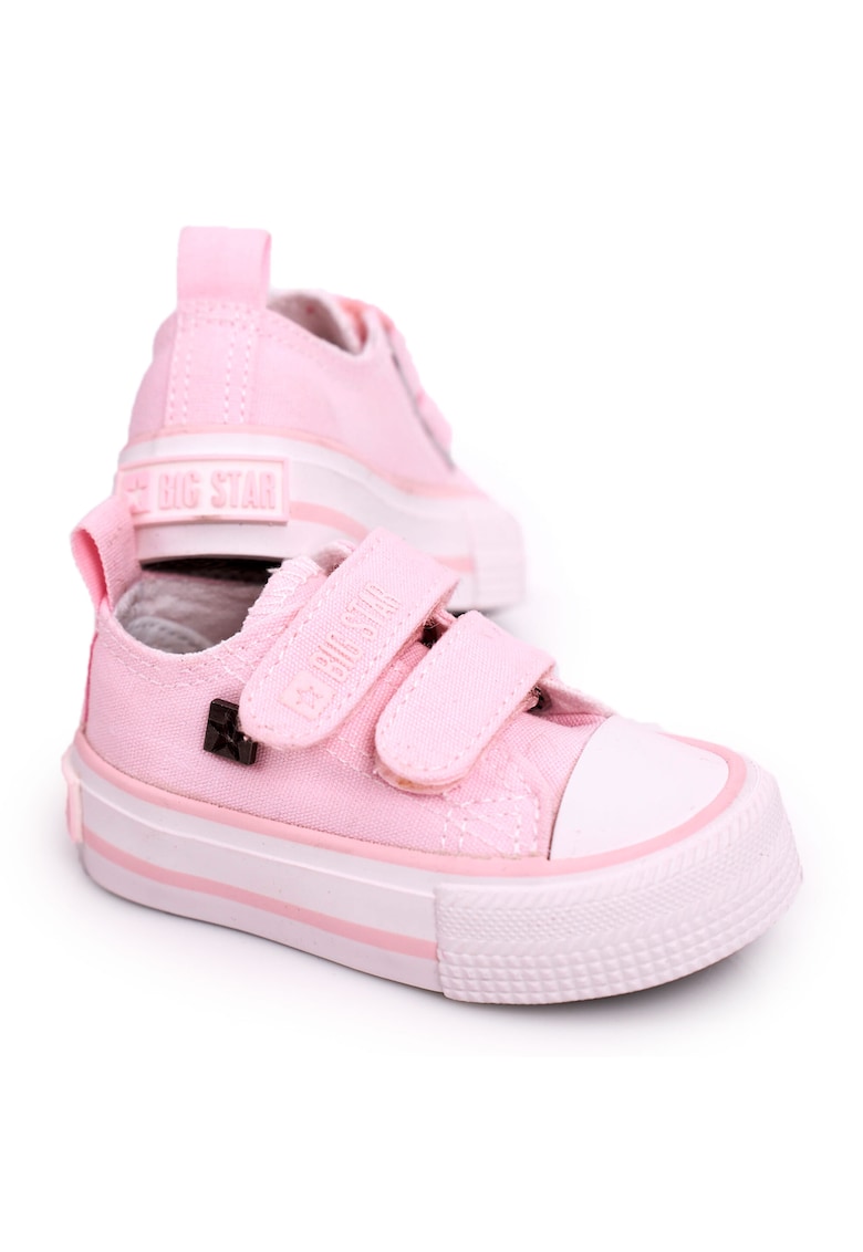 Pantofi copii cu velcro BIG STAR HH374203 Roz textil Pantofi copii cu velcro BIG STAR HH374203 Roz textil