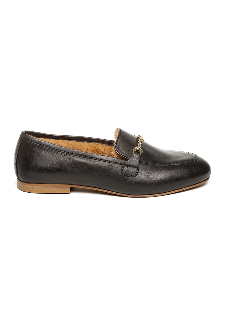 Pantofi loafer de piele ecologica