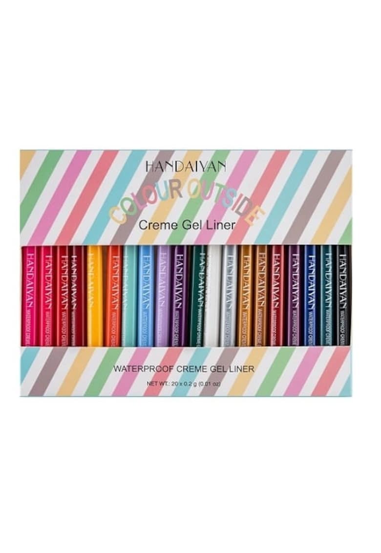 Set 20 creioane de ochi rezistente -  Colour Outside - Waterproof - A Set 20 creioane de ochi rezistente -  Colour Outside - Waterproof - A