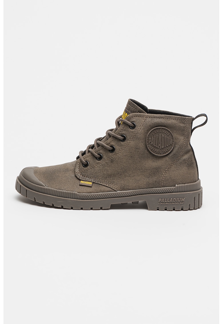 Pantofi sport Pampa SP20 unisex din material textil - Galben/Maro taupe