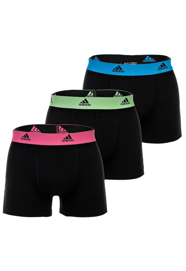 Set de boxeri cu banda logo in talie Active Flex - 3 perechi