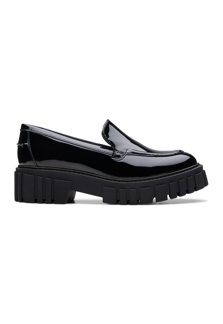 Pantofi loafer de piele cu aspect masiv Page