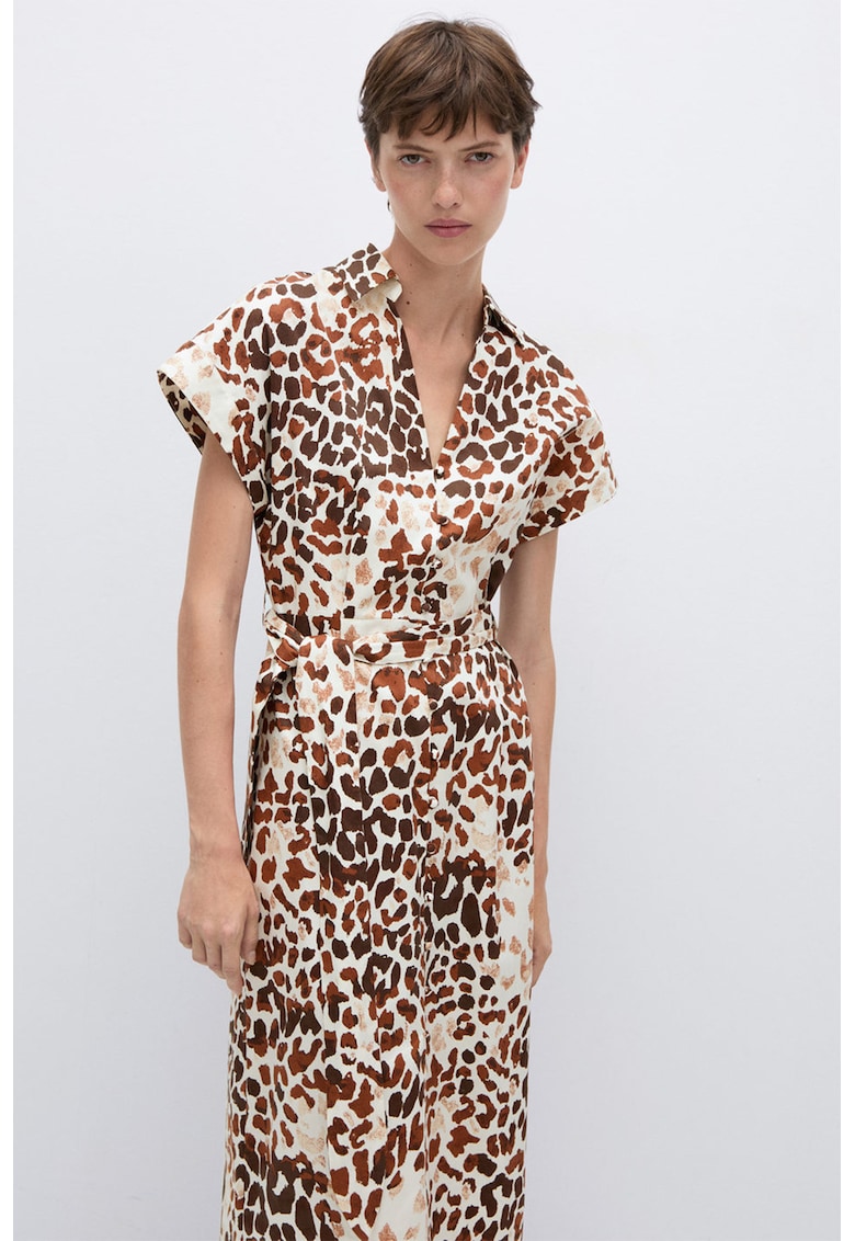 Rochie cu animal print Clipper